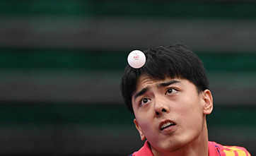 In pics: table tennis bronze medal team match at 2nd China Youth Games