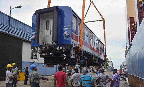 Sri Lanka imports train from China for upcountry line