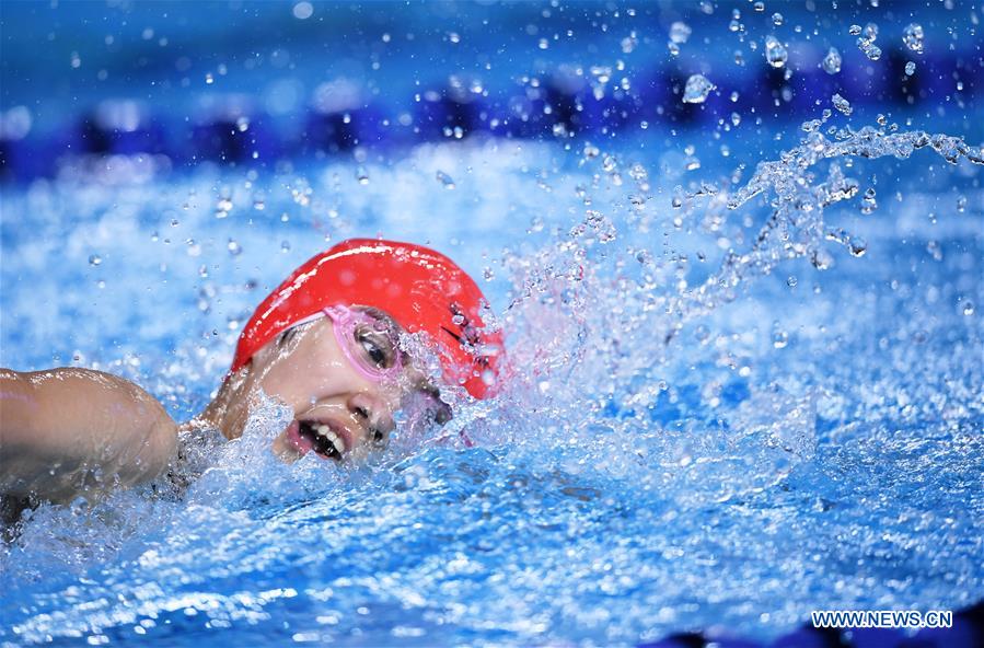 Highlights of swimming finals at 2nd China Youth Games