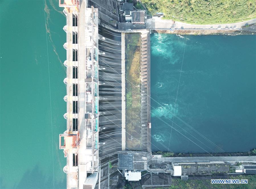 Xin'anjiang River Hydropower Station in Jiande City, China's Zhejiang