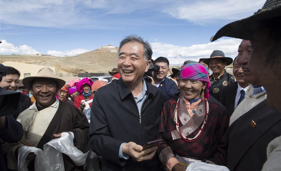 Wang Yang makes research trip in China's Tibet