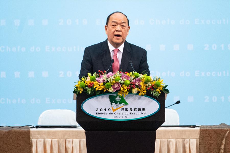Ho Iat Seng elected as Macao's chief executive-designate