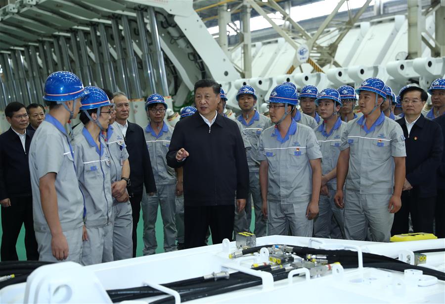 Xi stresses confidence, hard work in central China inspection