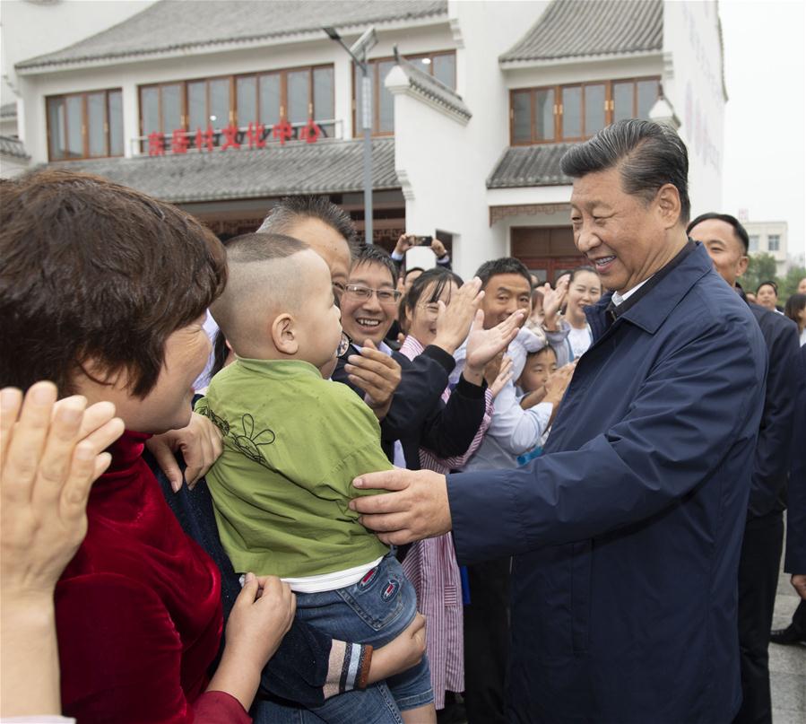 Xi stresses confidence, hard work in central China inspection