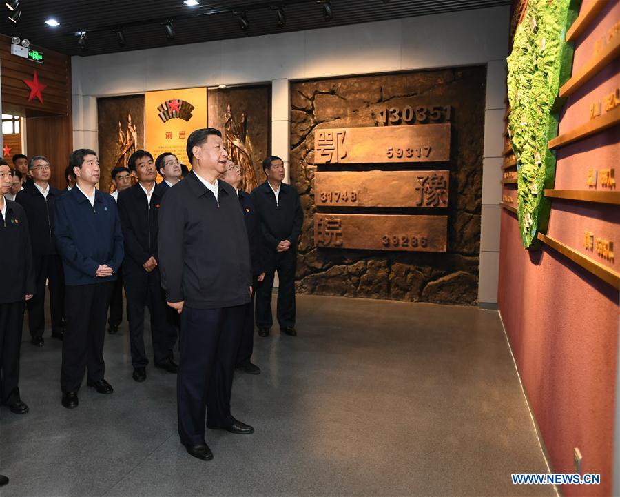 Xi stresses confidence, hard work in central China inspection
