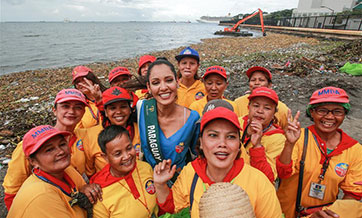 Miss Earth 2019 candidates participate in coastal cleanup activity