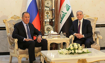 Iraqi FM meets with Russian counterpart in Baghdad