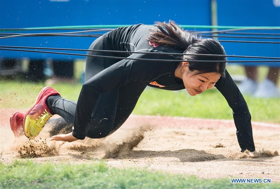 Highlights of women's obstacle relay of pentathlon at Military World Games