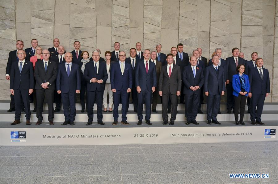 NATO ministers of defense meet at NATO HQ in Brussels