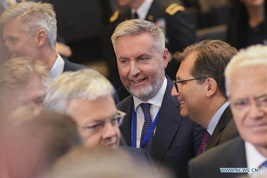 NATO ministers of defense meet at NATO HQ in Brussels