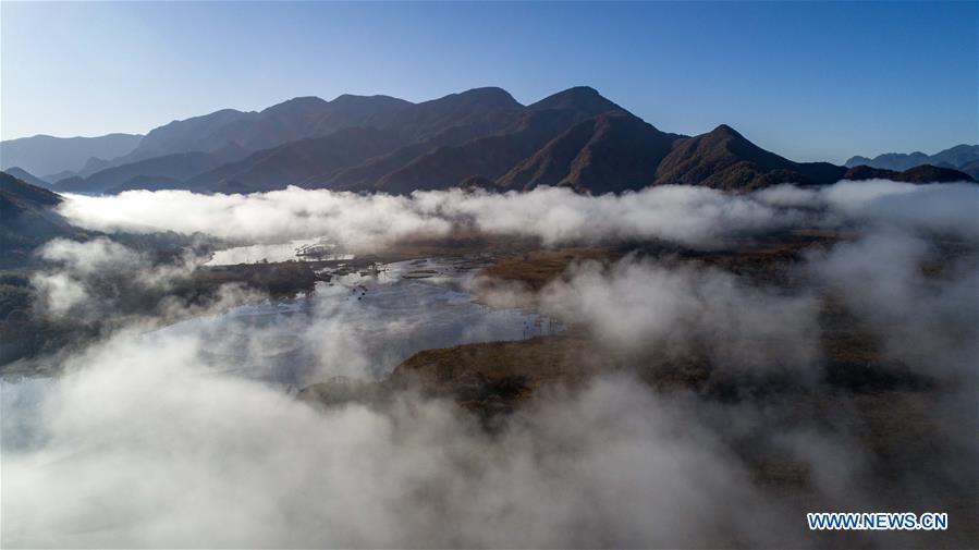 Scenery of Dajiu Lake in Shennongjia, C China
