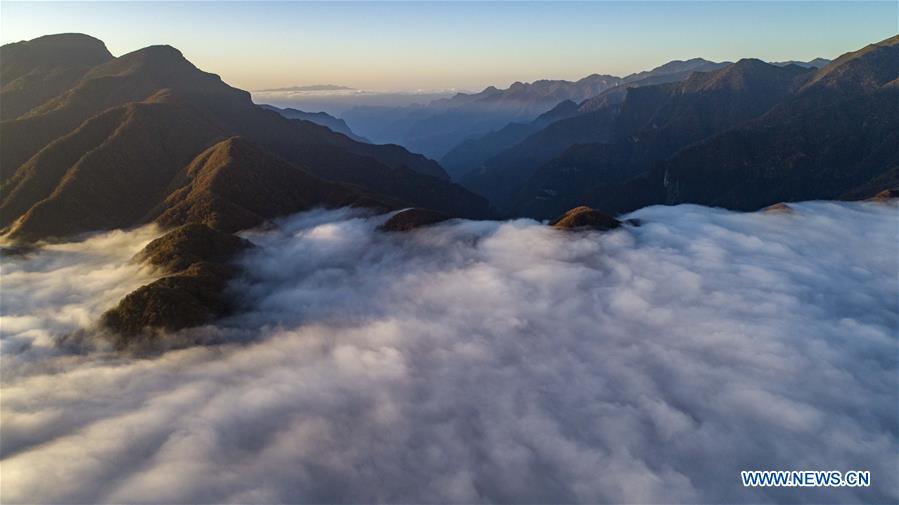 Scenery of Dajiu Lake in Shennongjia, C China