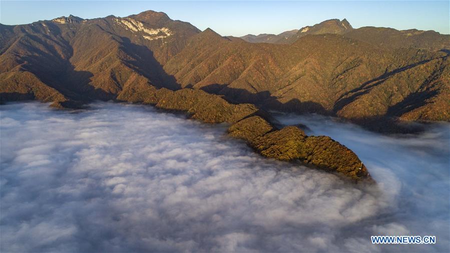 Scenery of Dajiu Lake in Shennongjia, C China