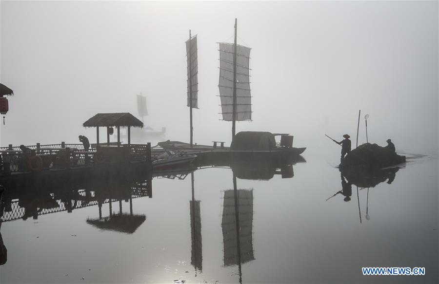 Scenery of Dajiu Lake in Shennongjia, C China