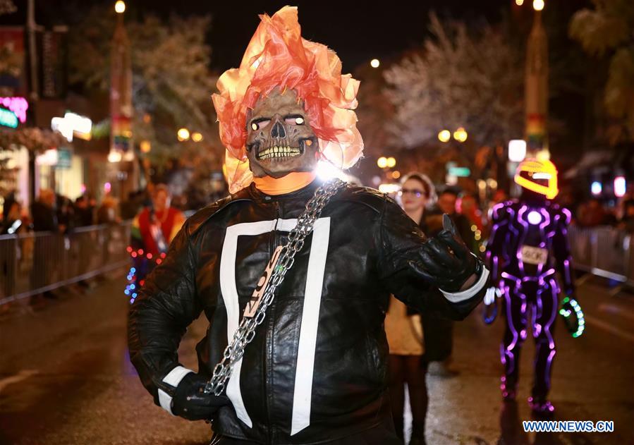 Annual Halloween Parade held in Chicago, U.S.