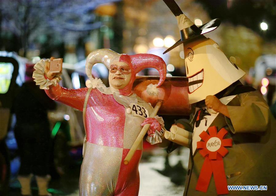 Annual Halloween Parade held in Chicago, U.S.