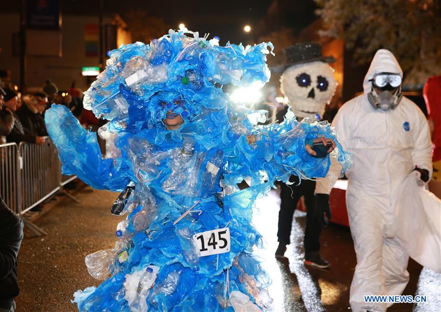 Annual Halloween Parade held in Chicago, U.S.