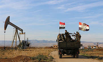 Syrian army reaches oil fields in Kurdish-held areas in Hasakah province