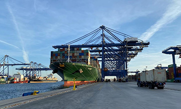 Chinese company revitalizes Greek port