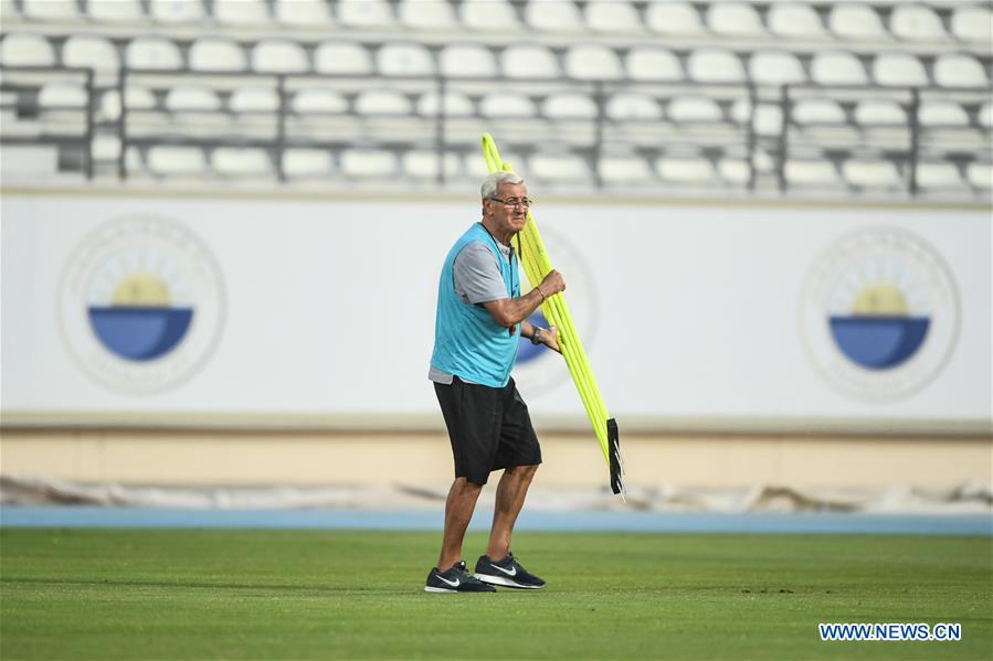 Team China attends training session ahead of group A match of FIFA World Cup Qatar 2022