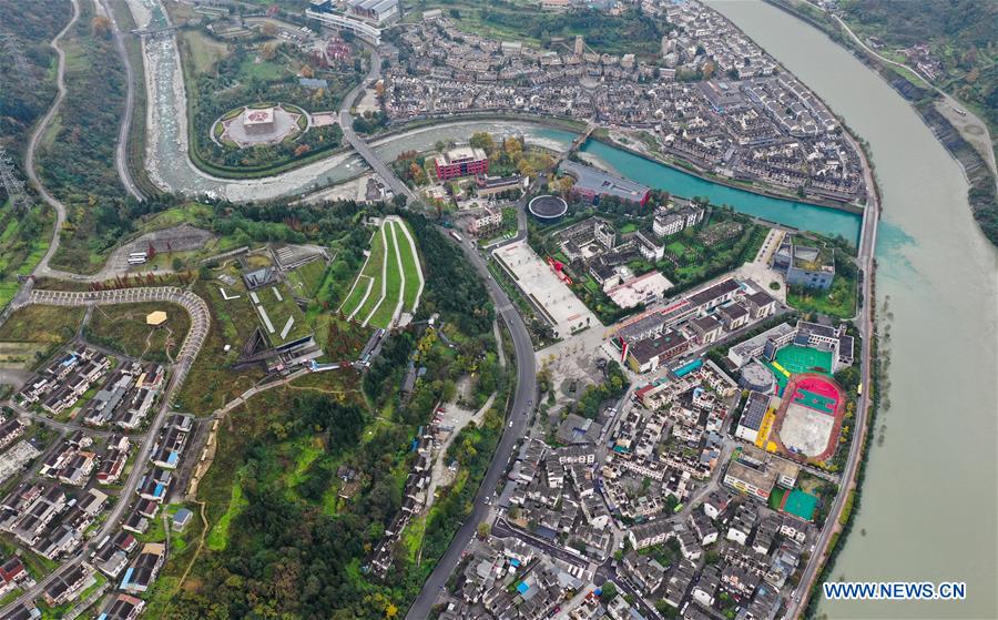 China's Yingxiu Town reconstructed from quake ruins