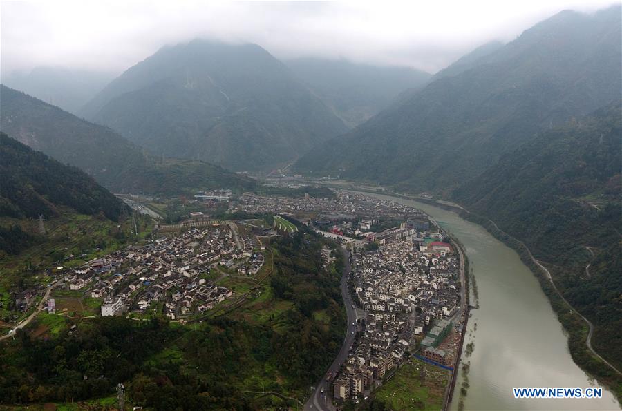 China's Yingxiu Town reconstructed from quake ruins