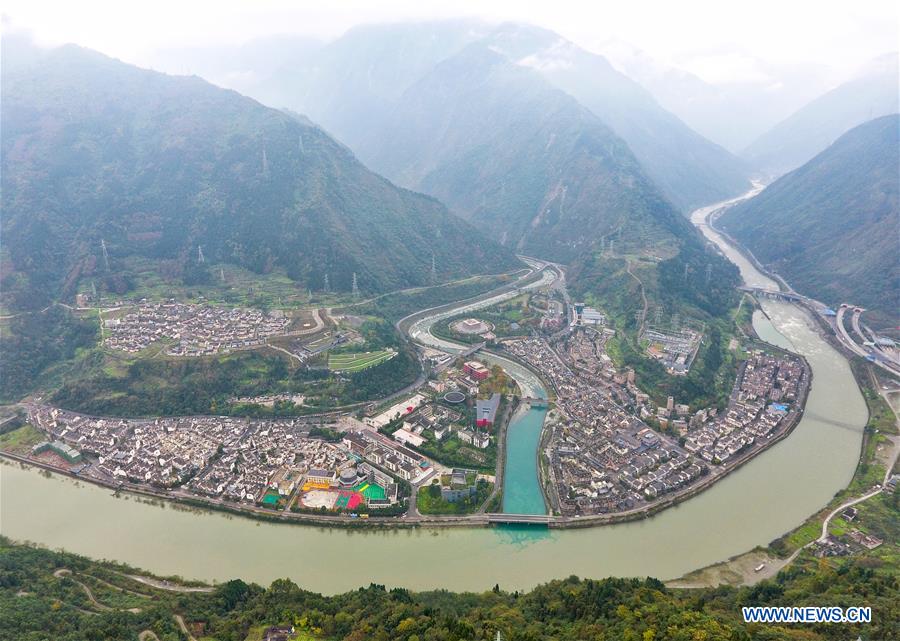 China's Yingxiu Town reconstructed from quake ruins