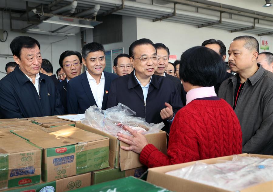 Chinese premier stresses multiple measures to improve people's livelihood
