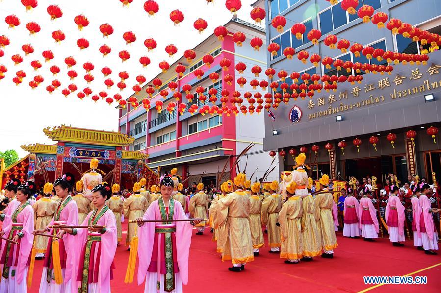 Ritual held in Bangkok to pay tribute to Chinese sea goddess Mazu