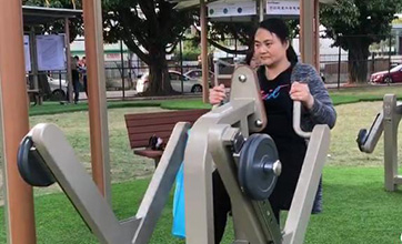 Fuzhou's first outdoor smart gym wins people’s praise