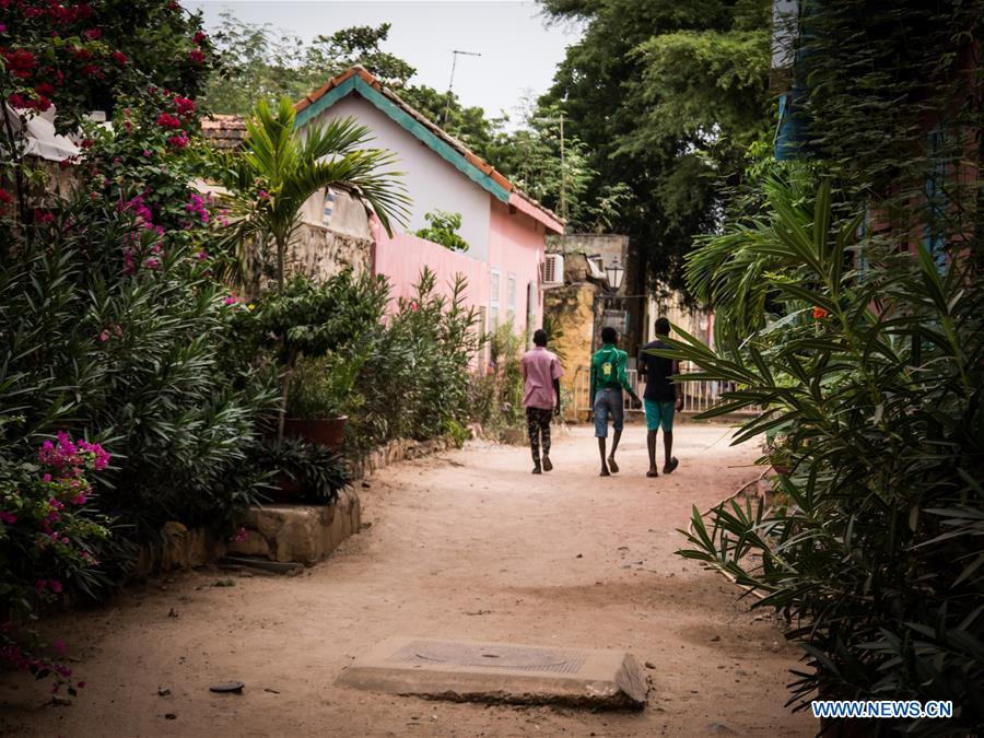 Scenery of Goree Island near Dakar, Senegal