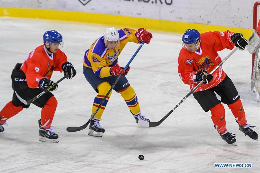 Silk Road Supreme Hockey League: Tsen Tou of China vs. Khimik of Russia