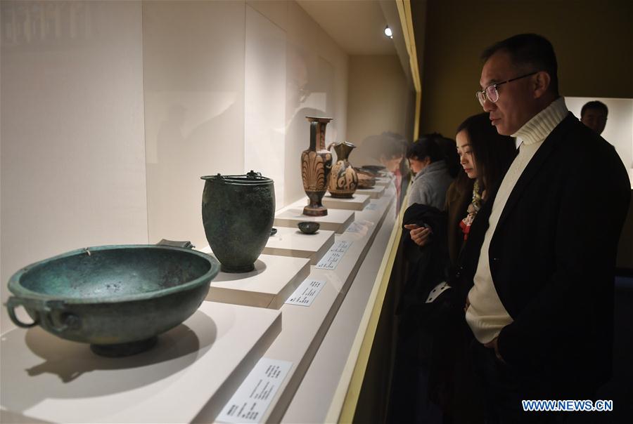 Italian cultural relic exhibition held in Chengdu, SW China's Sichuan