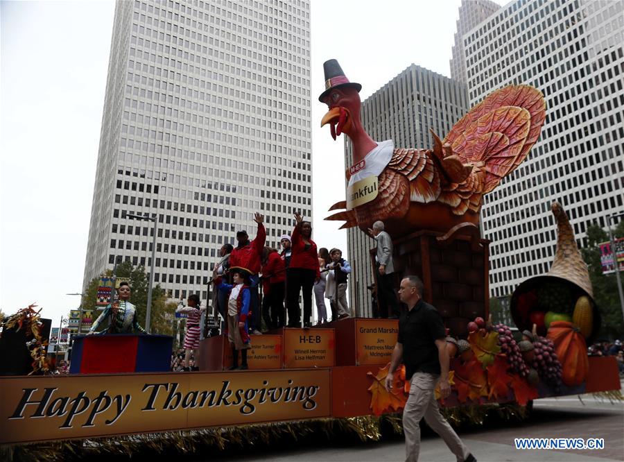 Thanksgiving Day parade held in Houston, Texas