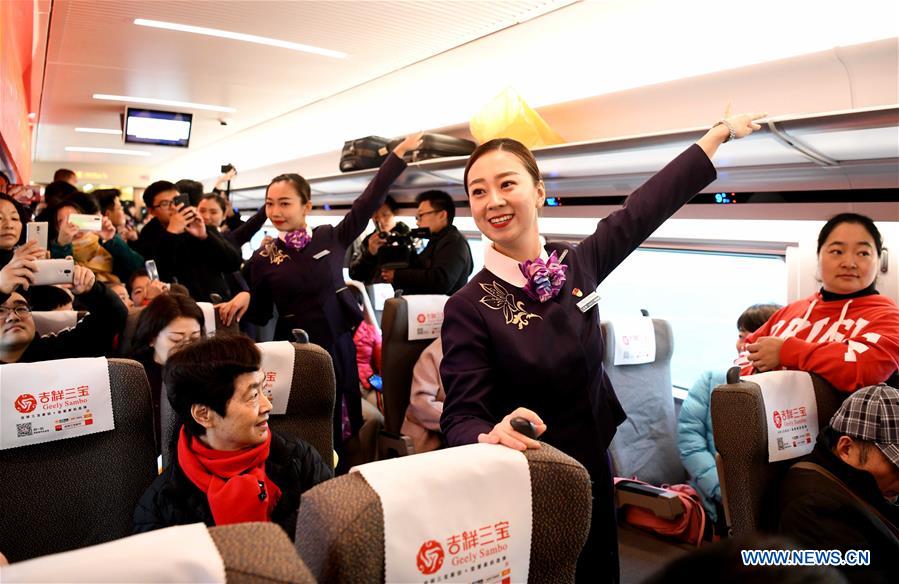 High-speed railway linking Shangqiu and Hefei, Zhengzhou and Fuyang put into operatioin