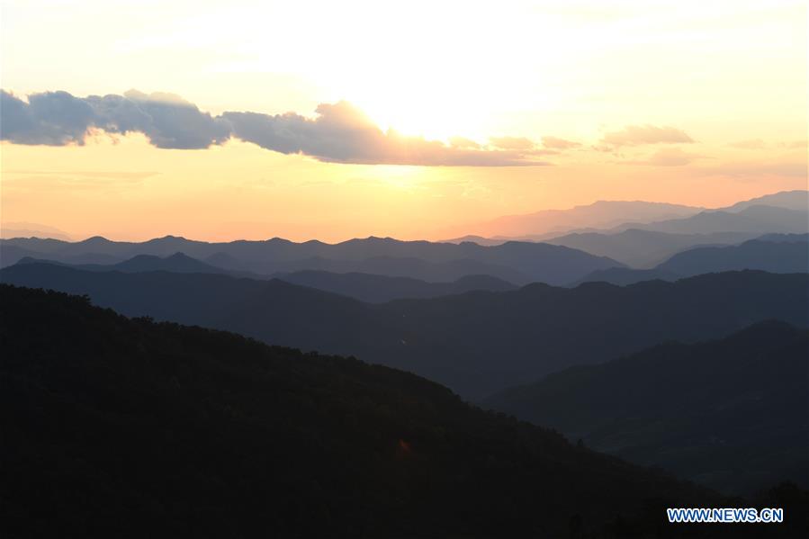 Scenery of Kunlu Mountain in Ning'er County, SW China's Yunnan