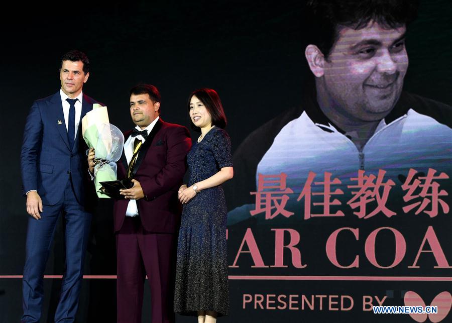 2019 ITTF star Awards ceremony held in Zhengzhou, China's Henan