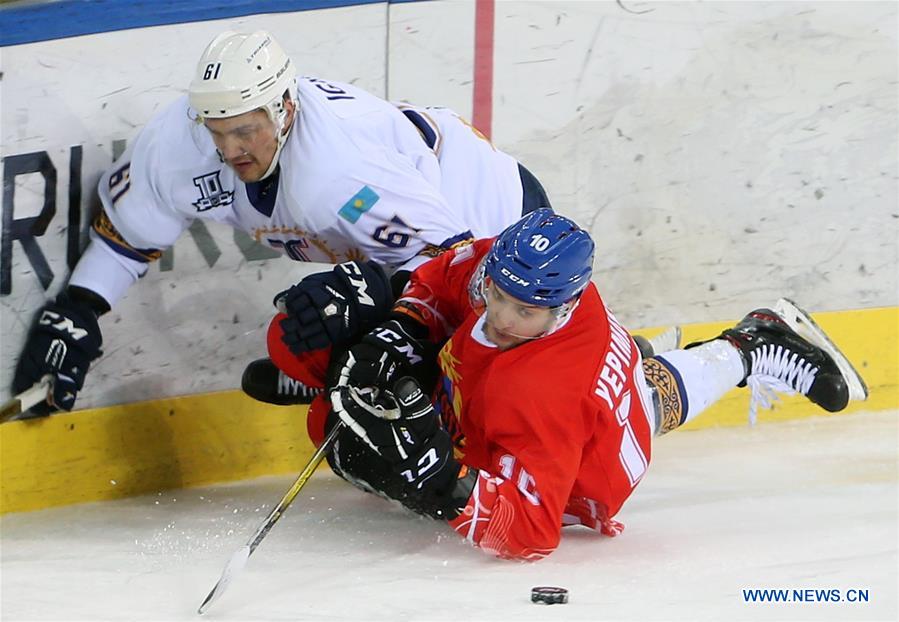 In pics: Silk Road Supreme Hockey League in Jilin, NE China
