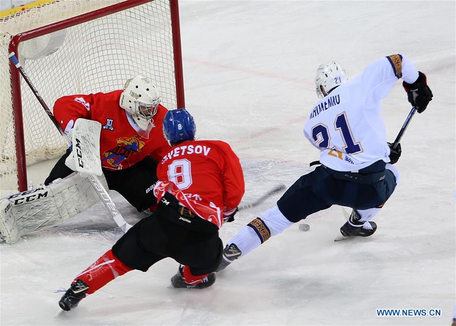 In pics: Silk Road Supreme Hockey League in Jilin, NE China
