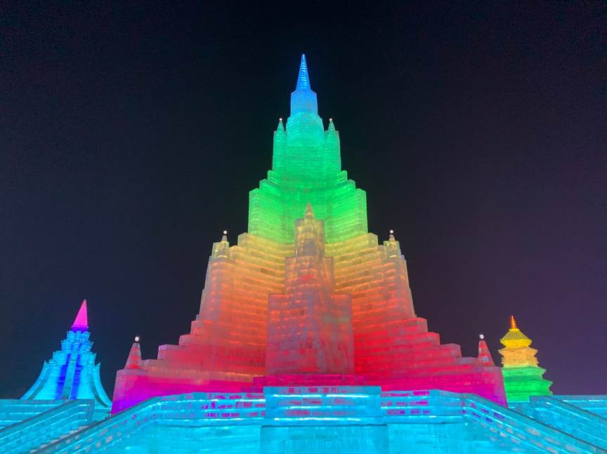 Changchun Ice-Snow World opens in NE China