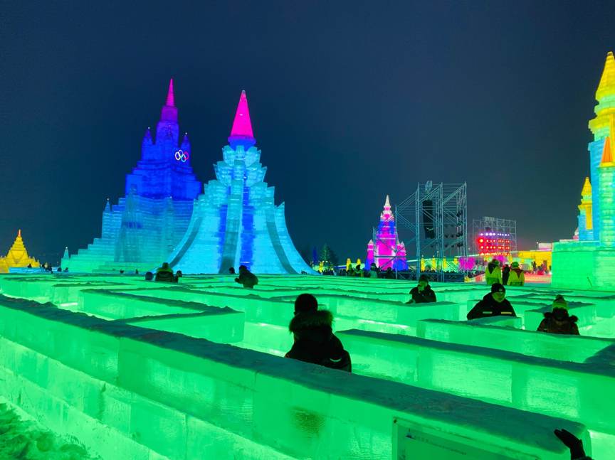 Changchun Ice-Snow World opens in NE China