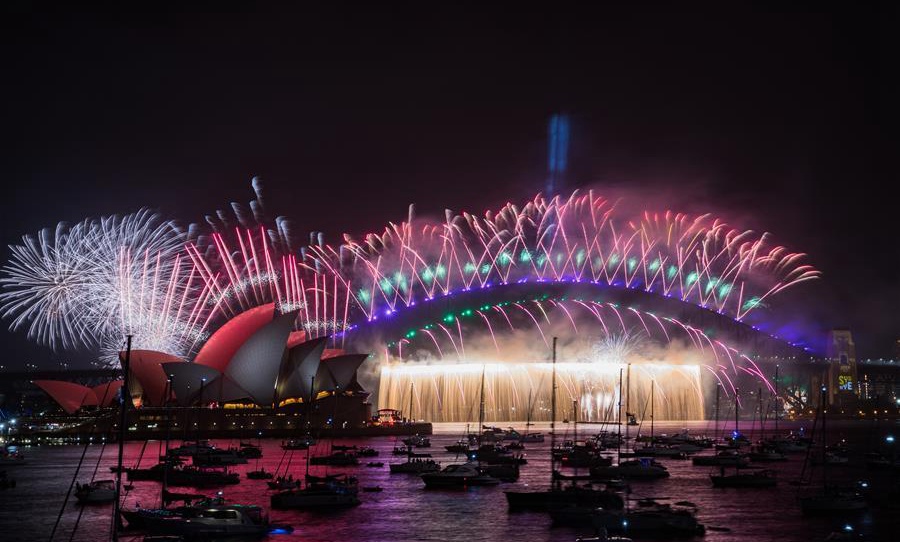 New Year's celebrations around world