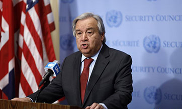 UN chief urges maximum restraint to stop escalation of global tensions
