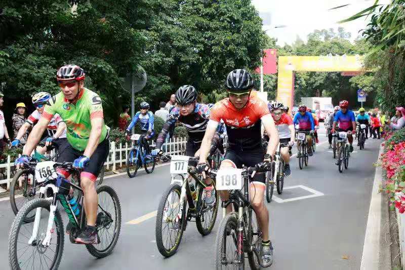 Cycling cultural festival opens at Haikou volcano park