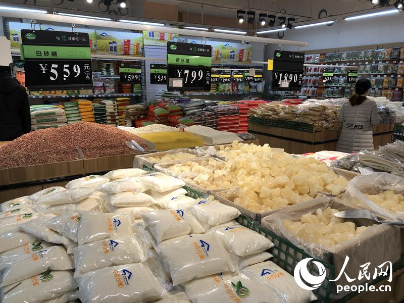 Wuhan supermarket supplies and prices back to normal