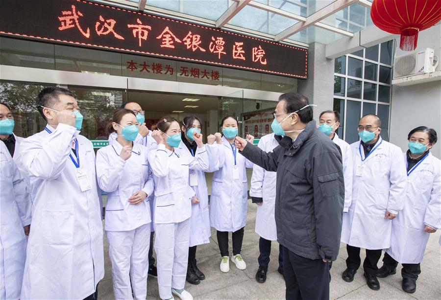 Chinese premier in Wuhan, demands all-out efforts in epidemic prevention, control