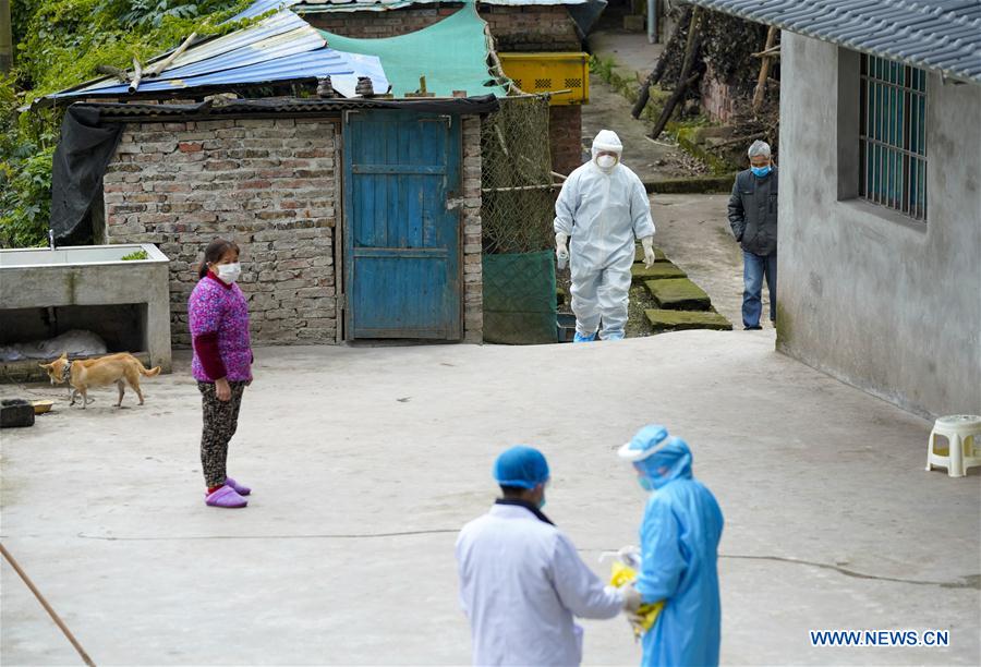 In pics: rural health workers in Chongqing engaged in fight against epidemic