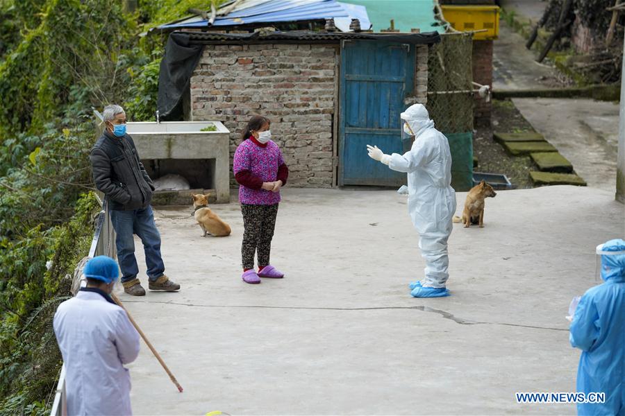 In pics: rural health workers in Chongqing engaged in fight against epidemic