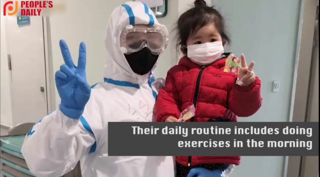 Medics serve as 'temporary teachers' at Wuhan Children's Hospital