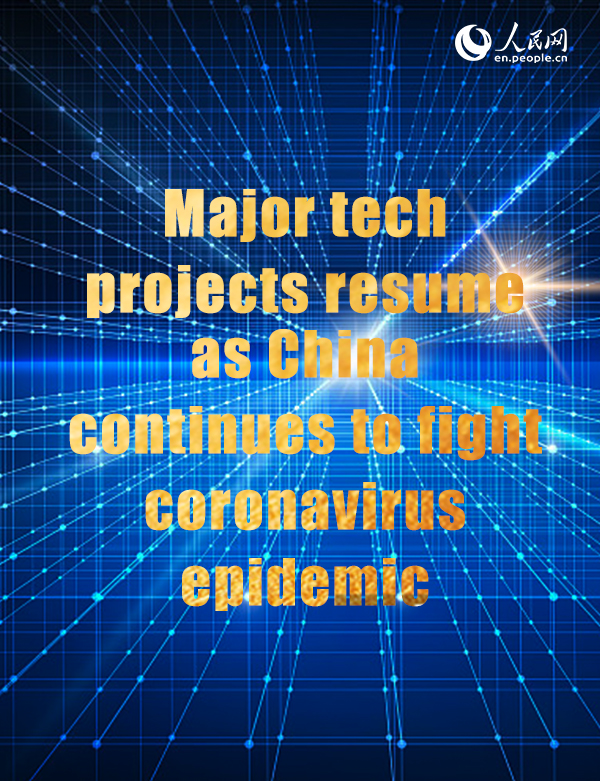 Major tech projects resume as China continues to fight coronavirus epidemic